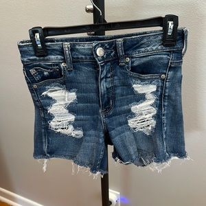 American Eagle Hi-Rise Shortie Shorts